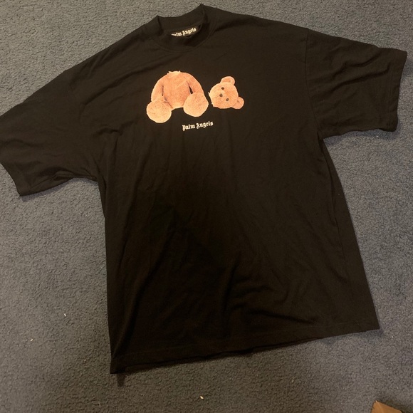 Black Palm Angels Shirt Size L (fits like XL) - Picture 1 of 4